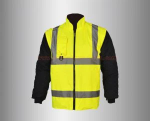 Reflektirajuća zaštitne jakne s Odvojivim rukavima